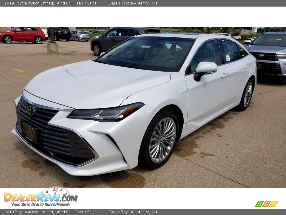 2019 Toyota Avalon Limited Wind Chill Pearl / Beige Photo #1