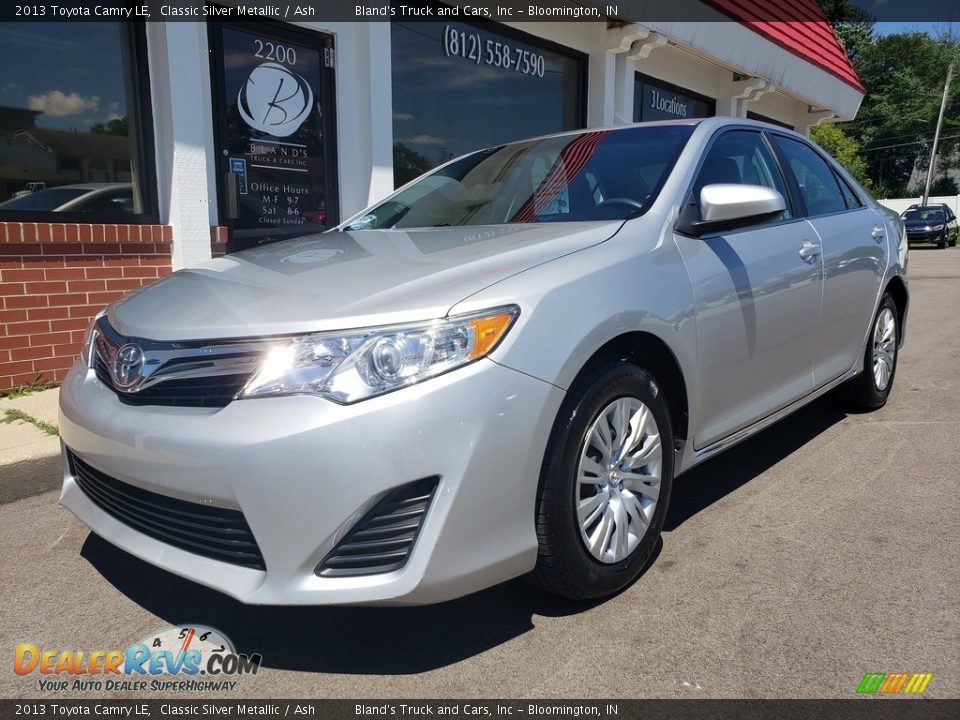 2013 Toyota Camry LE Classic Silver Metallic / Ash Photo #2