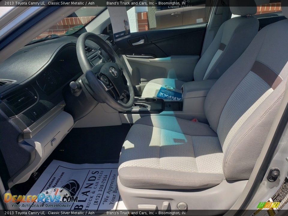 2013 Toyota Camry LE Classic Silver Metallic / Ash Photo #6