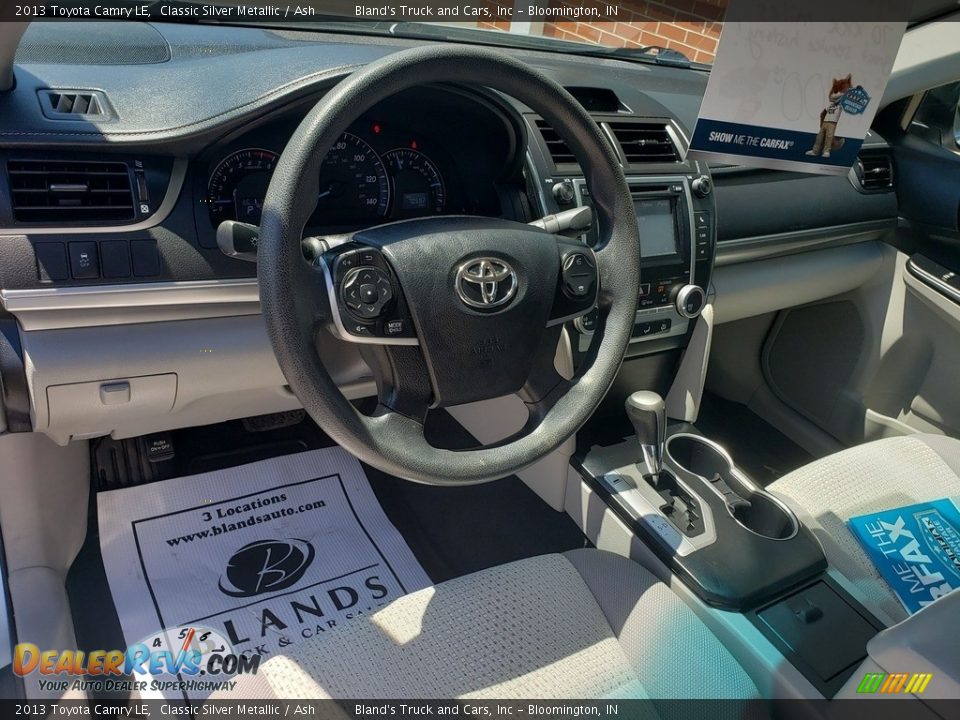 2013 Toyota Camry LE Classic Silver Metallic / Ash Photo #9