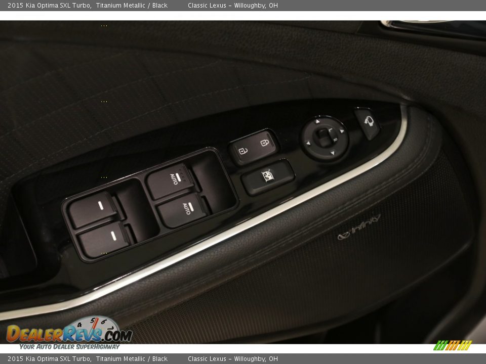 2015 Kia Optima SXL Turbo Titanium Metallic / Black Photo #5