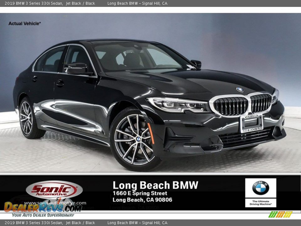 2019 BMW 3 Series 330i Sedan Jet Black / Black Photo #1
