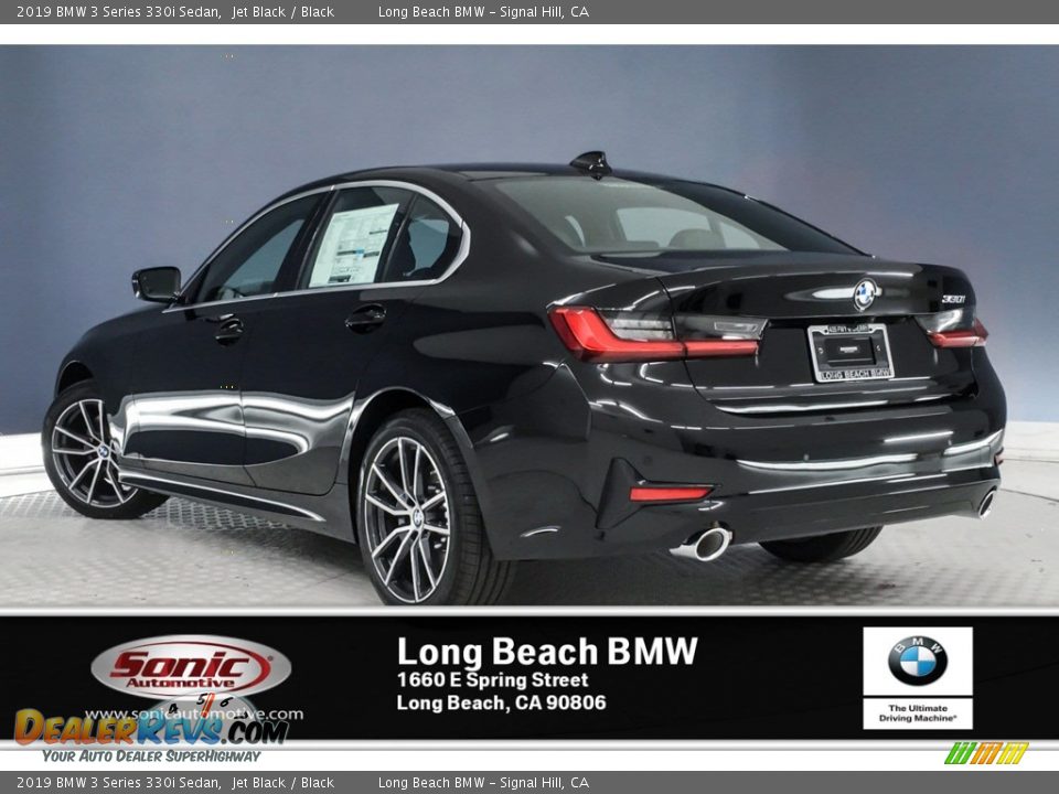 2019 BMW 3 Series 330i Sedan Jet Black / Black Photo #2