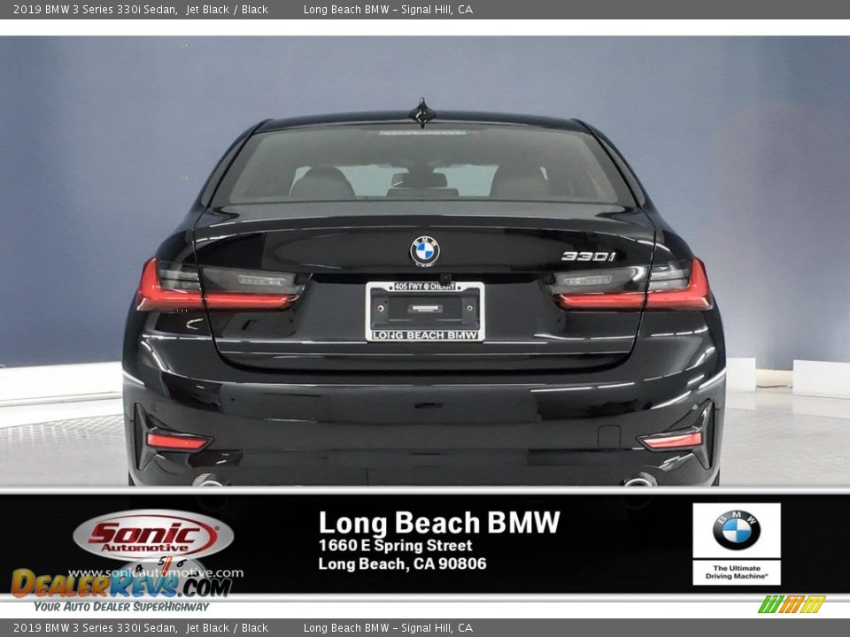 2019 BMW 3 Series 330i Sedan Jet Black / Black Photo #3