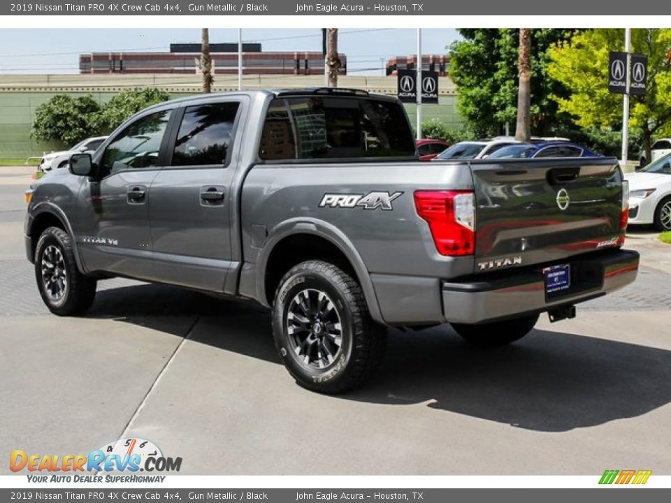 2019 Nissan Titan PRO 4X Crew Cab 4x4 Gun Metallic / Black Photo #5