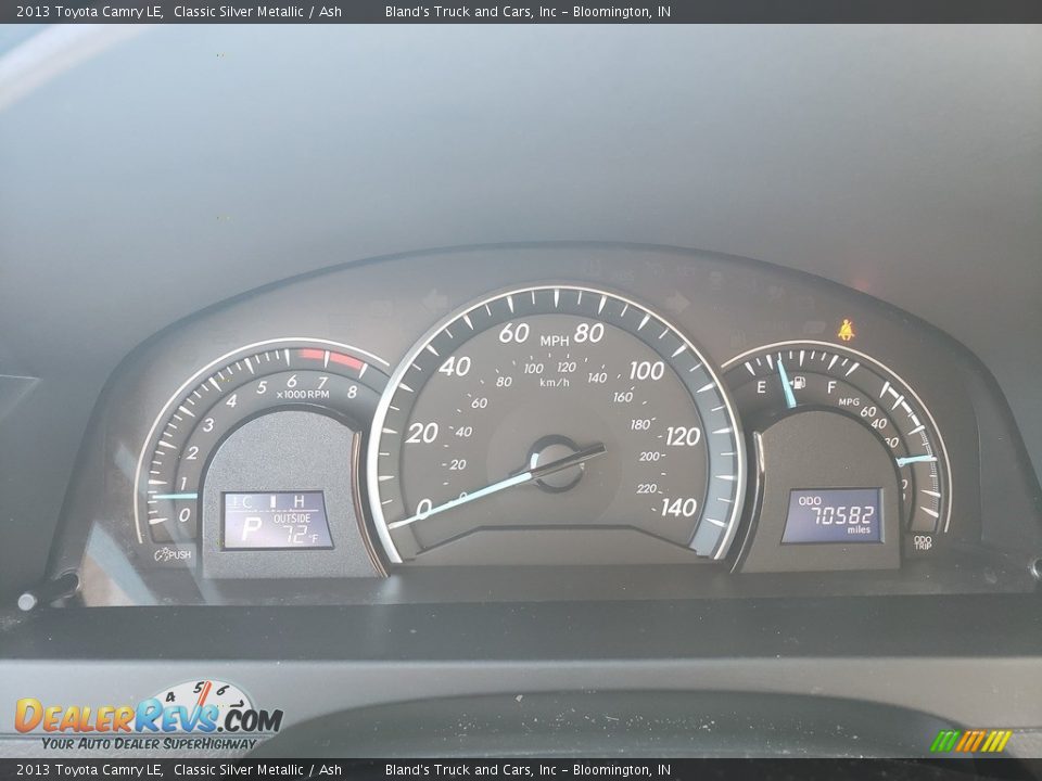 2013 Toyota Camry LE Classic Silver Metallic / Ash Photo #15