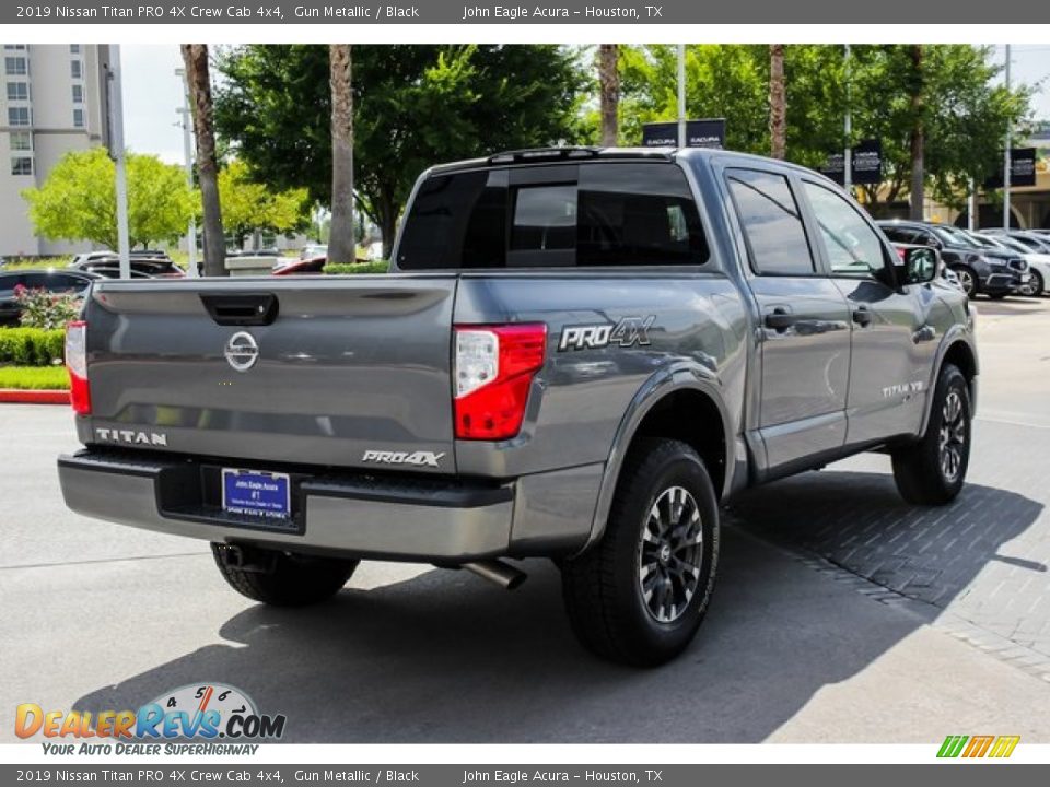 2019 Nissan Titan PRO 4X Crew Cab 4x4 Gun Metallic / Black Photo #7