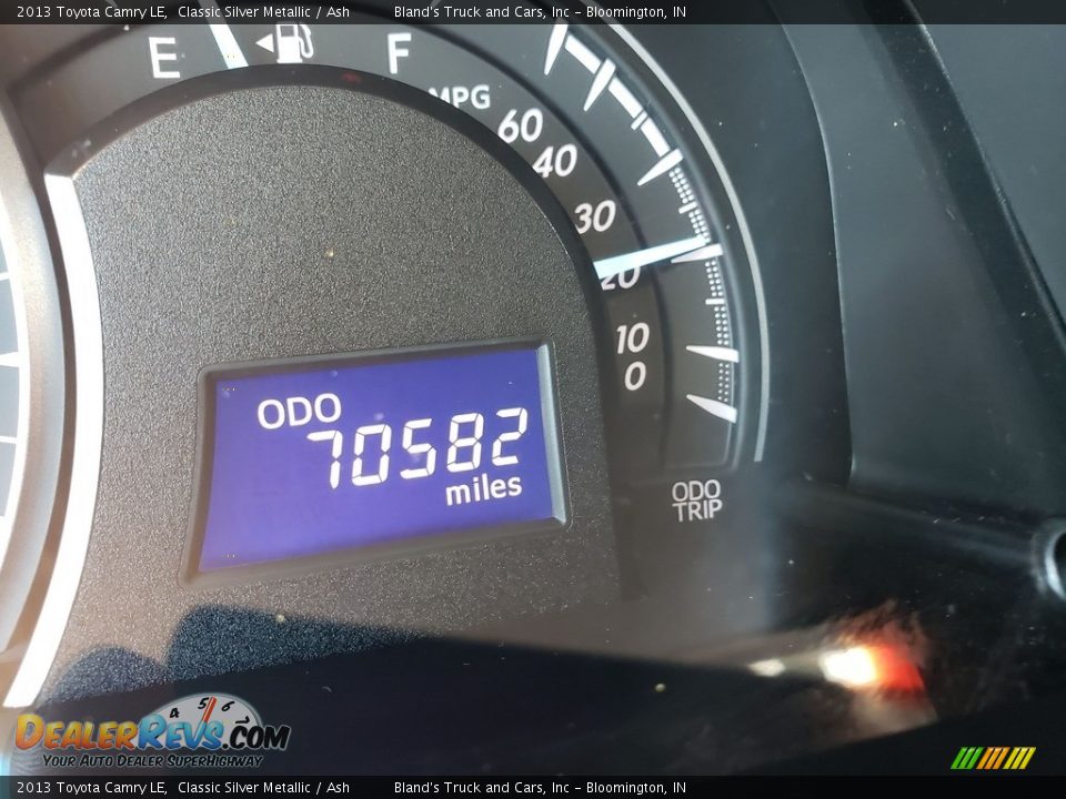 2013 Toyota Camry LE Classic Silver Metallic / Ash Photo #16