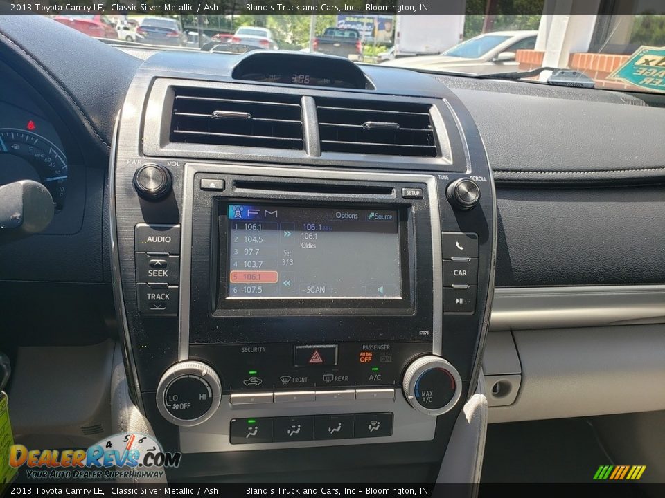 2013 Toyota Camry LE Classic Silver Metallic / Ash Photo #17