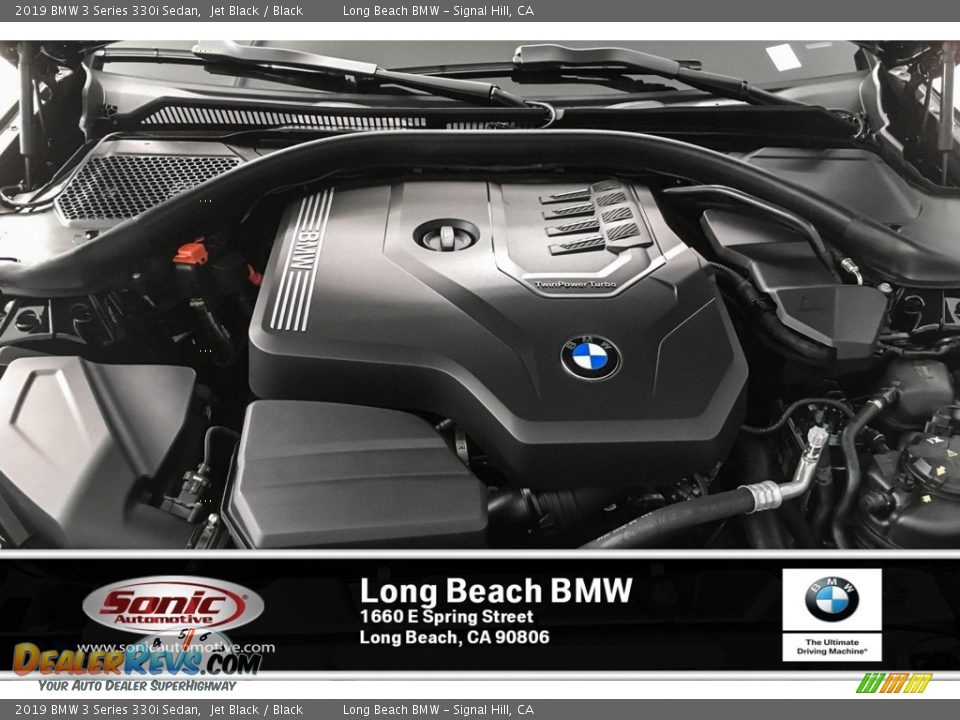 2019 BMW 3 Series 330i Sedan Jet Black / Black Photo #8