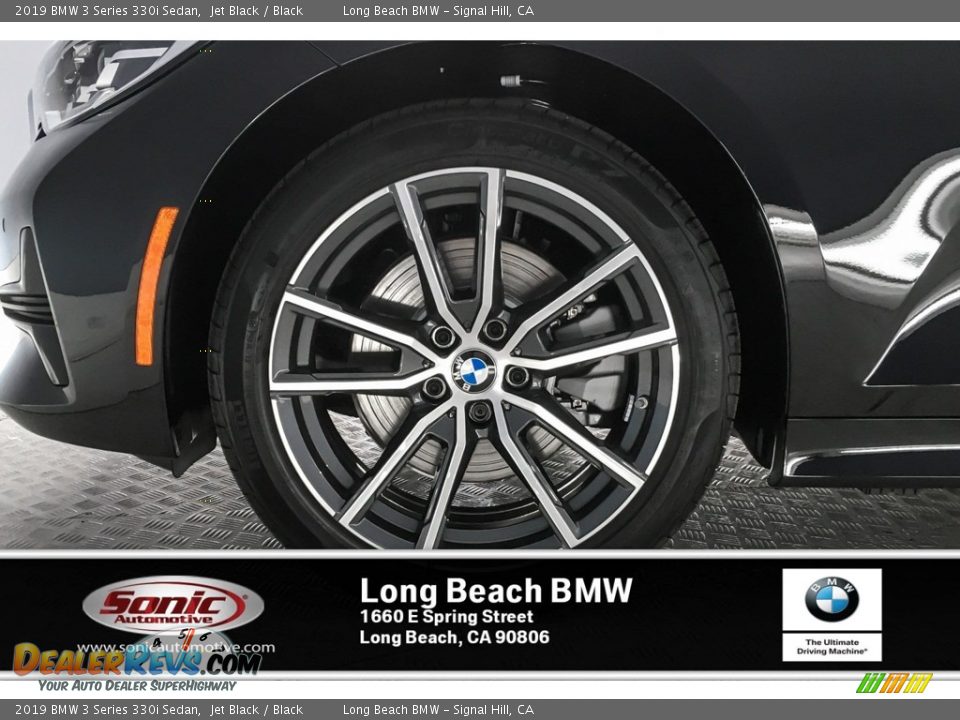 2019 BMW 3 Series 330i Sedan Jet Black / Black Photo #9