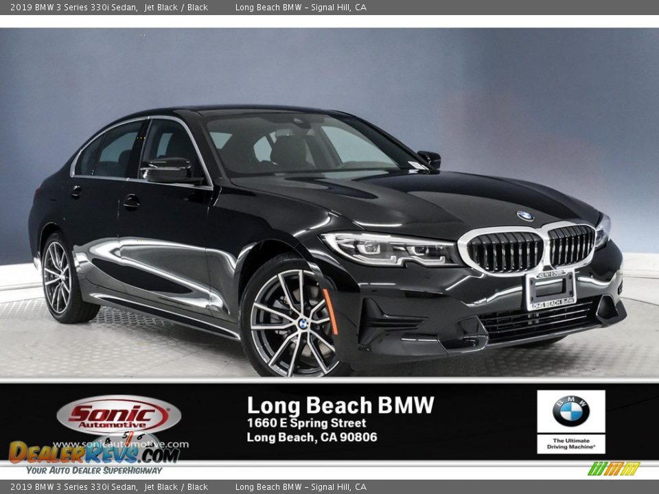 2019 BMW 3 Series 330i Sedan Jet Black / Black Photo #10