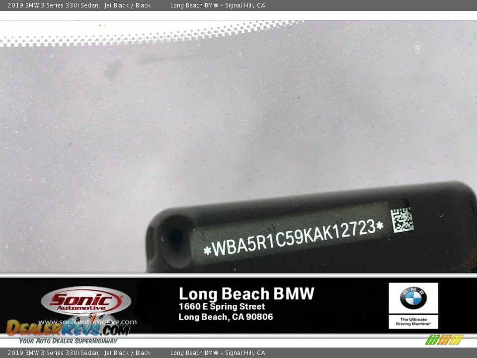 2019 BMW 3 Series 330i Sedan Jet Black / Black Photo #12