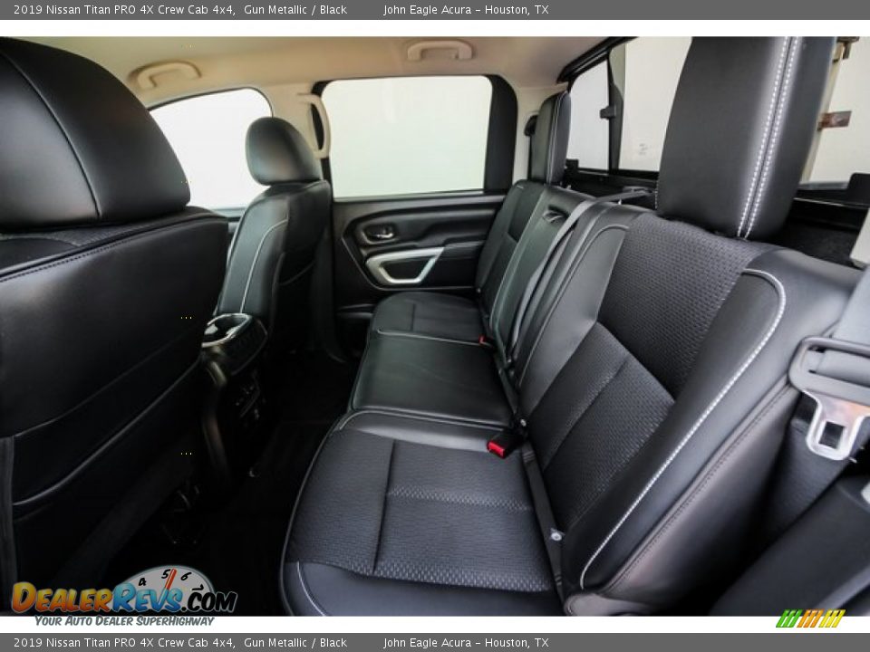 Rear Seat of 2019 Nissan Titan PRO 4X Crew Cab 4x4 Photo #20