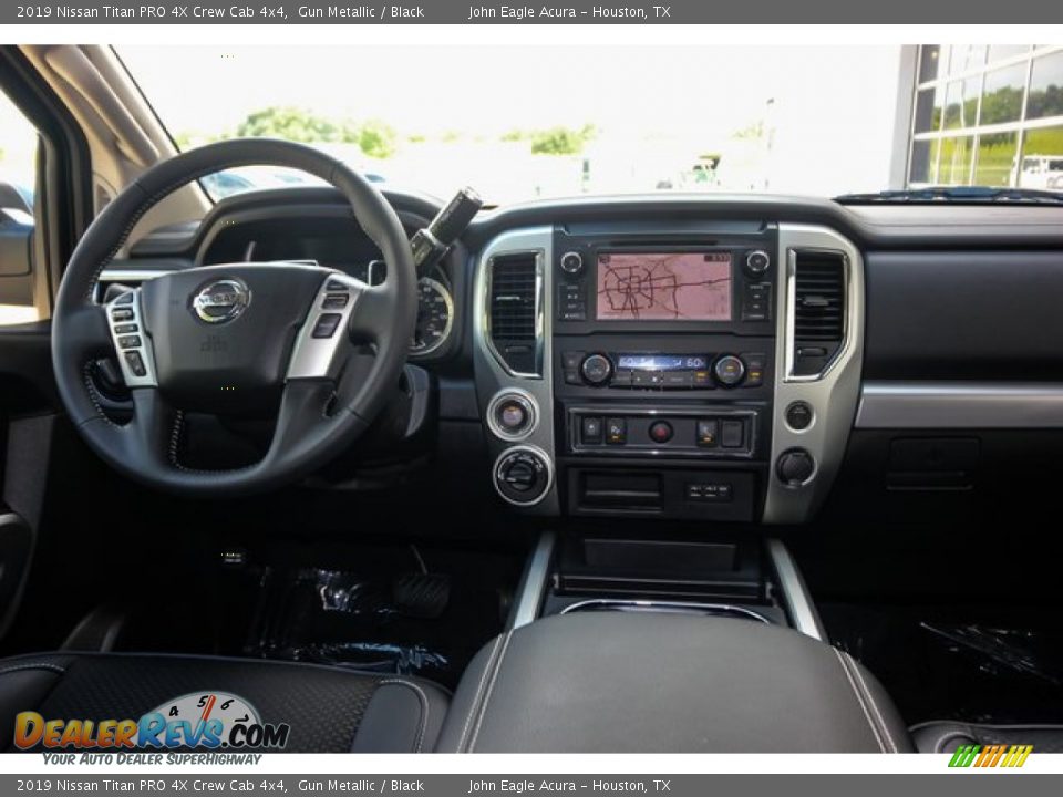 Dashboard of 2019 Nissan Titan PRO 4X Crew Cab 4x4 Photo #27