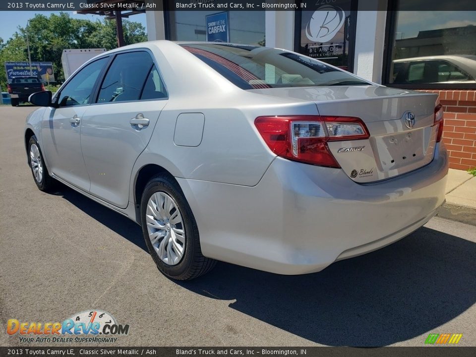 2013 Toyota Camry LE Classic Silver Metallic / Ash Photo #29