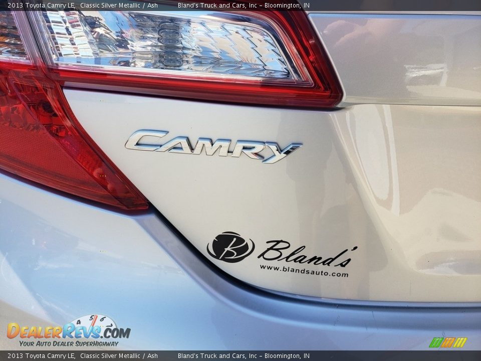 2013 Toyota Camry LE Classic Silver Metallic / Ash Photo #31