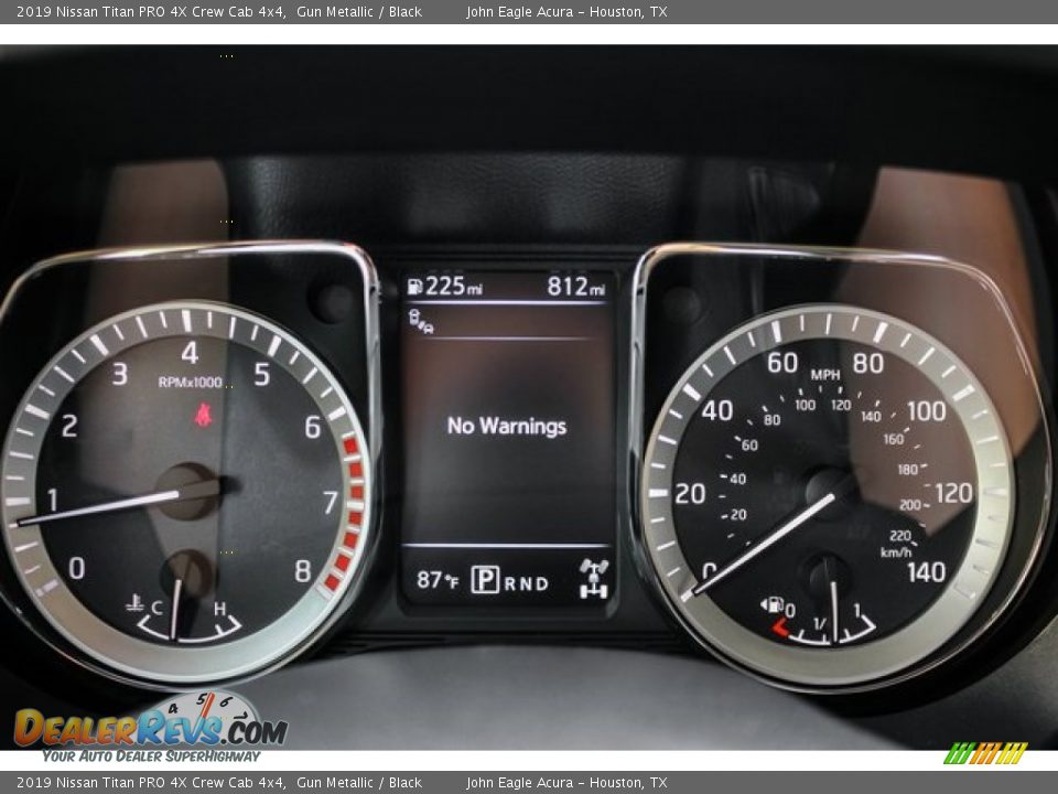 2019 Nissan Titan PRO 4X Crew Cab 4x4 Gauges Photo #33