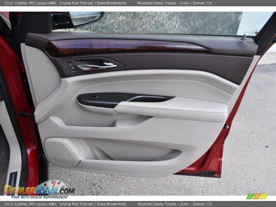 2012 Cadillac SRX Luxury AWD Crystal Red Tintcoat / Shale/Brownstone Photo #26