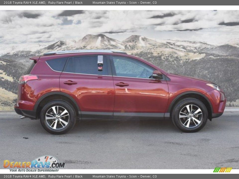 2018 Toyota RAV4 XLE AWD Ruby Flare Pearl / Black Photo #2