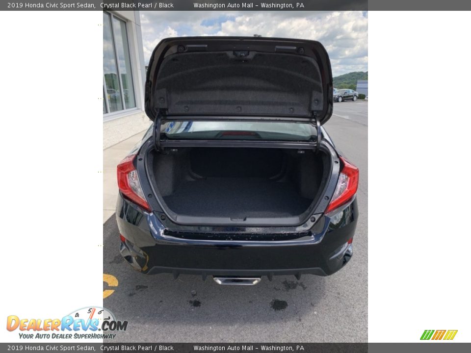 2019 Honda Civic Sport Sedan Crystal Black Pearl / Black Photo #20