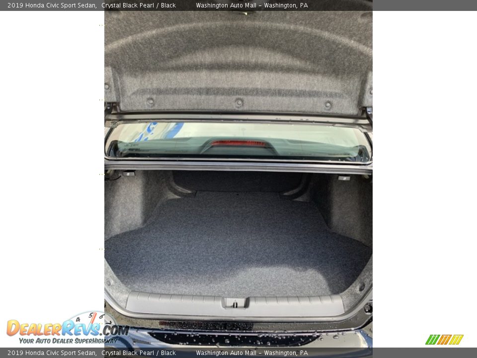 2019 Honda Civic Sport Sedan Crystal Black Pearl / Black Photo #21