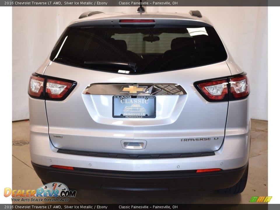 2016 Chevrolet Traverse LT AWD Silver Ice Metallic / Ebony Photo #3