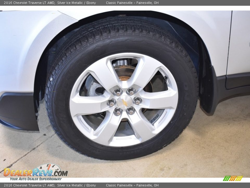 2016 Chevrolet Traverse LT AWD Silver Ice Metallic / Ebony Photo #5