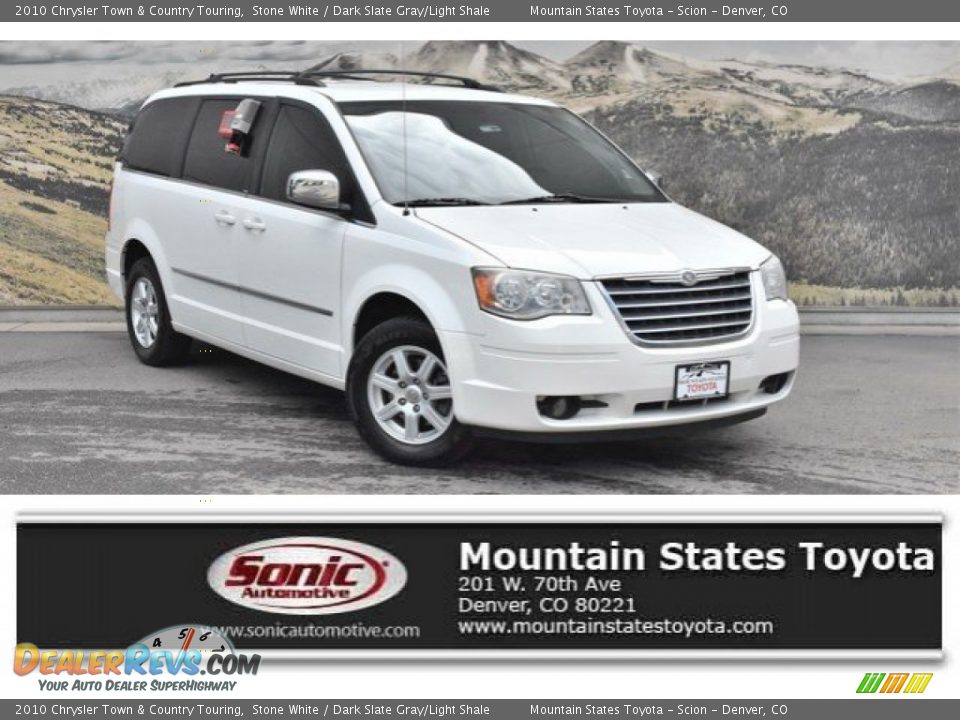 2010 Chrysler Town & Country Touring Stone White / Dark Slate Gray/Light Shale Photo #1