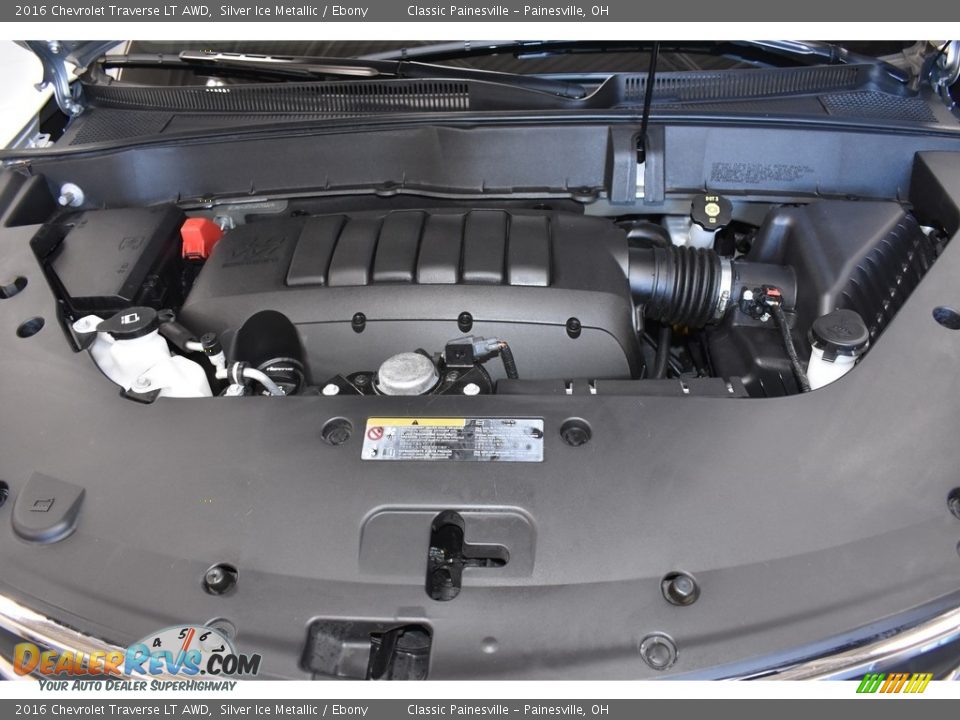 2016 Chevrolet Traverse LT AWD Silver Ice Metallic / Ebony Photo #6