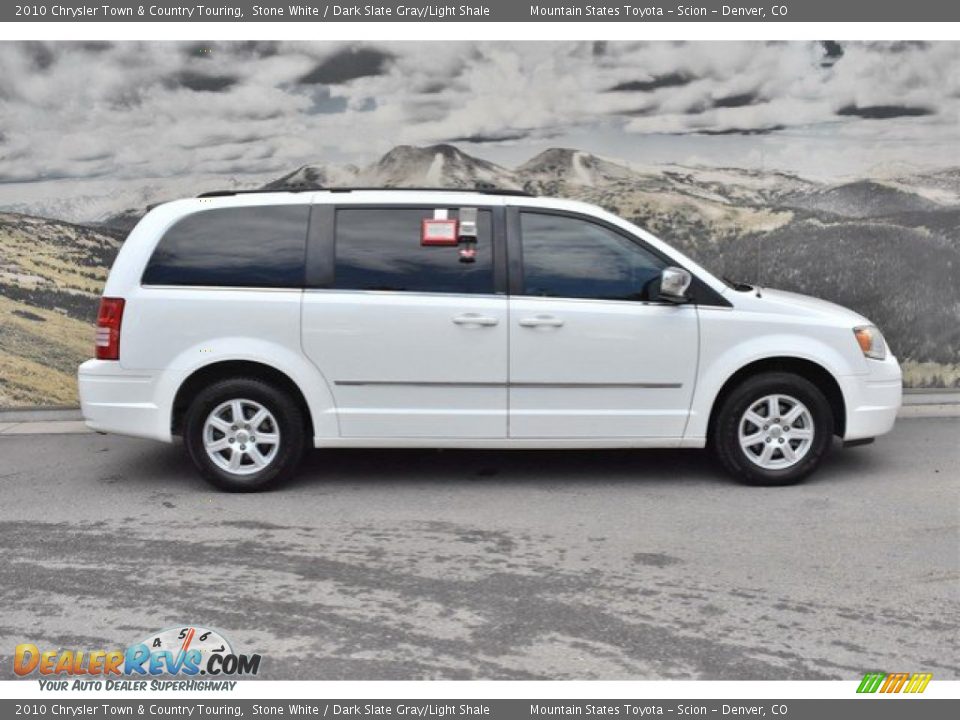 2010 Chrysler Town & Country Touring Stone White / Dark Slate Gray/Light Shale Photo #2