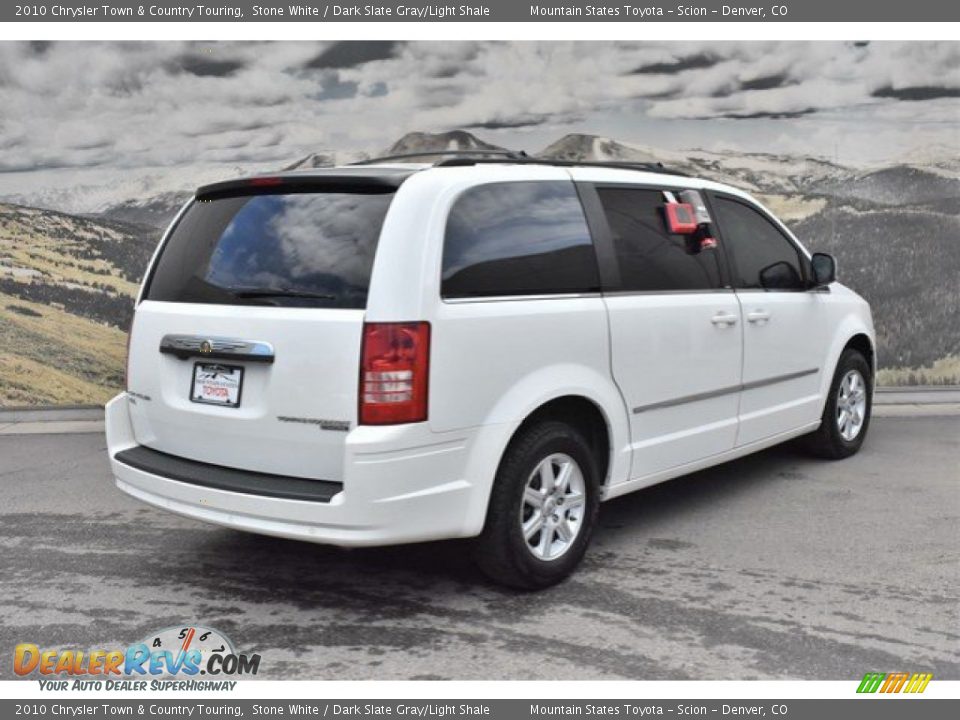 2010 Chrysler Town & Country Touring Stone White / Dark Slate Gray/Light Shale Photo #3