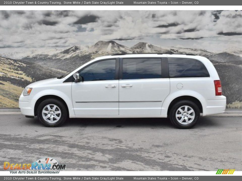 2010 Chrysler Town & Country Touring Stone White / Dark Slate Gray/Light Shale Photo #6