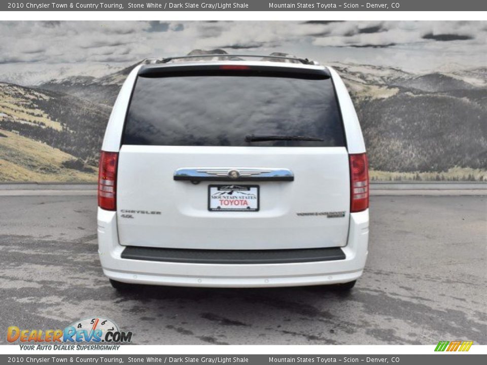 2010 Chrysler Town & Country Touring Stone White / Dark Slate Gray/Light Shale Photo #8