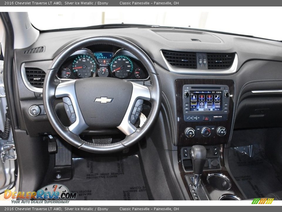 2016 Chevrolet Traverse LT AWD Silver Ice Metallic / Ebony Photo #13