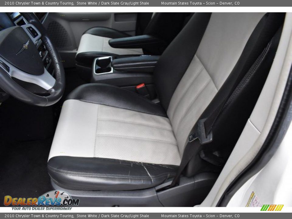 2010 Chrysler Town & Country Touring Stone White / Dark Slate Gray/Light Shale Photo #11