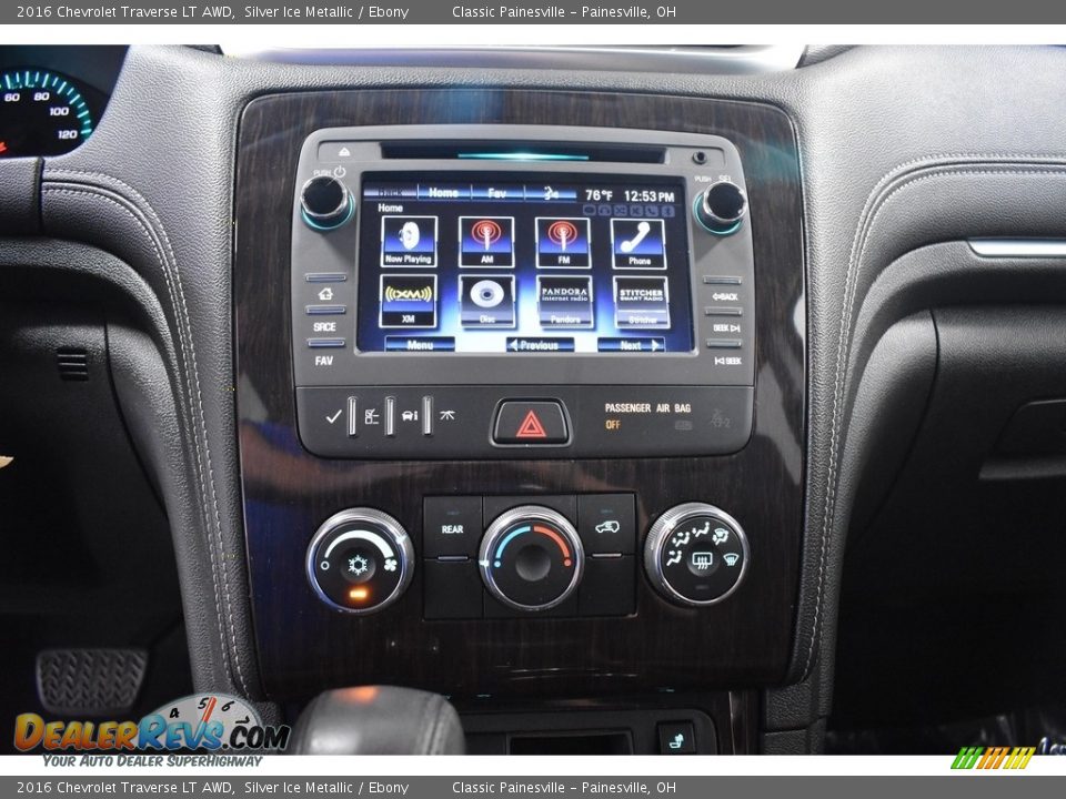 2016 Chevrolet Traverse LT AWD Silver Ice Metallic / Ebony Photo #14