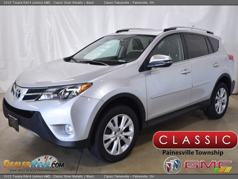 2015 Toyota RAV4 Limited AWD Classic Silver Metallic / Black Photo #1