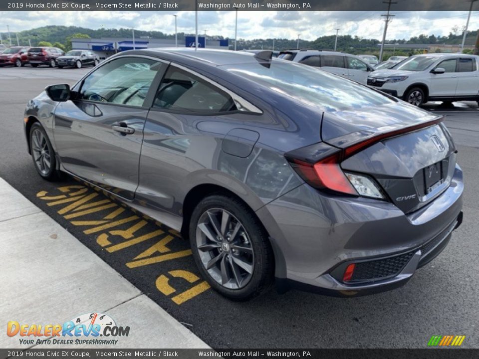 2019 Honda Civic EX Coupe Modern Steel Metallic / Black Photo #5
