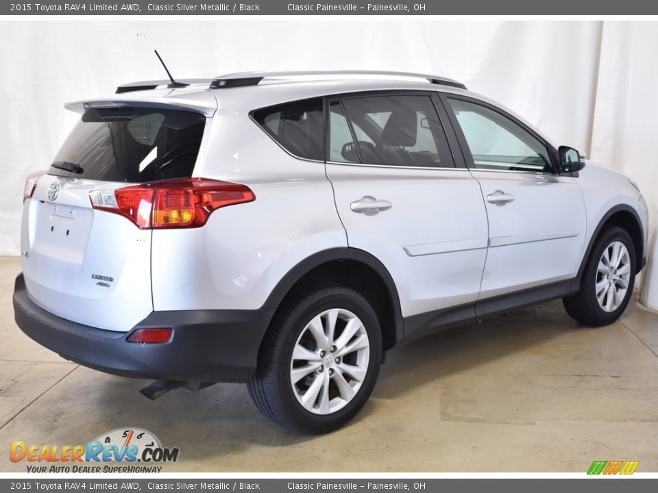 2015 Toyota RAV4 Limited AWD Classic Silver Metallic / Black Photo #2