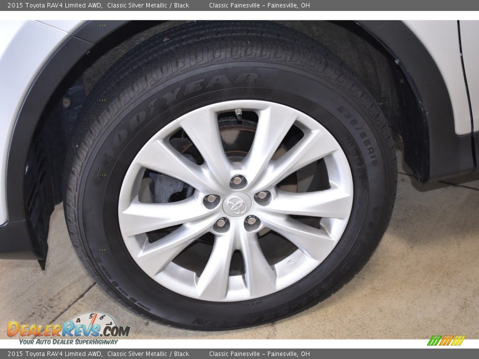 2015 Toyota RAV4 Limited AWD Classic Silver Metallic / Black Photo #5