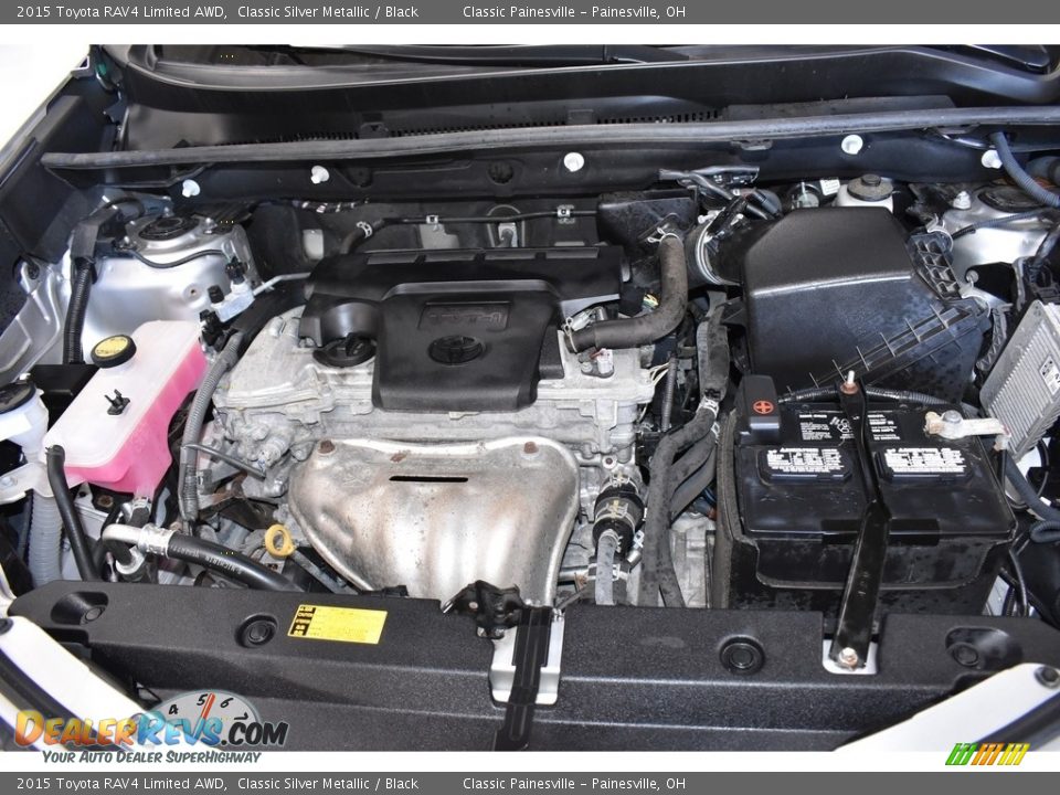 2015 Toyota RAV4 Limited AWD Classic Silver Metallic / Black Photo #7