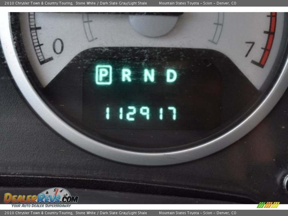 2010 Chrysler Town & Country Touring Stone White / Dark Slate Gray/Light Shale Photo #31