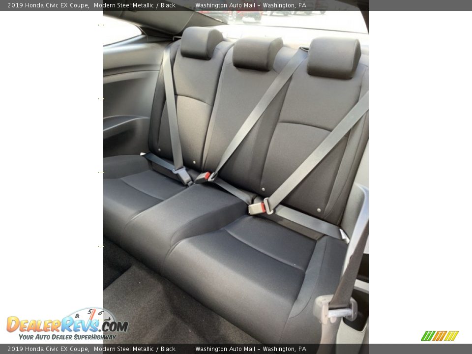 2019 Honda Civic EX Coupe Modern Steel Metallic / Black Photo #15
