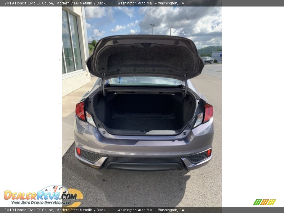 2019 Honda Civic EX Coupe Modern Steel Metallic / Black Photo #16