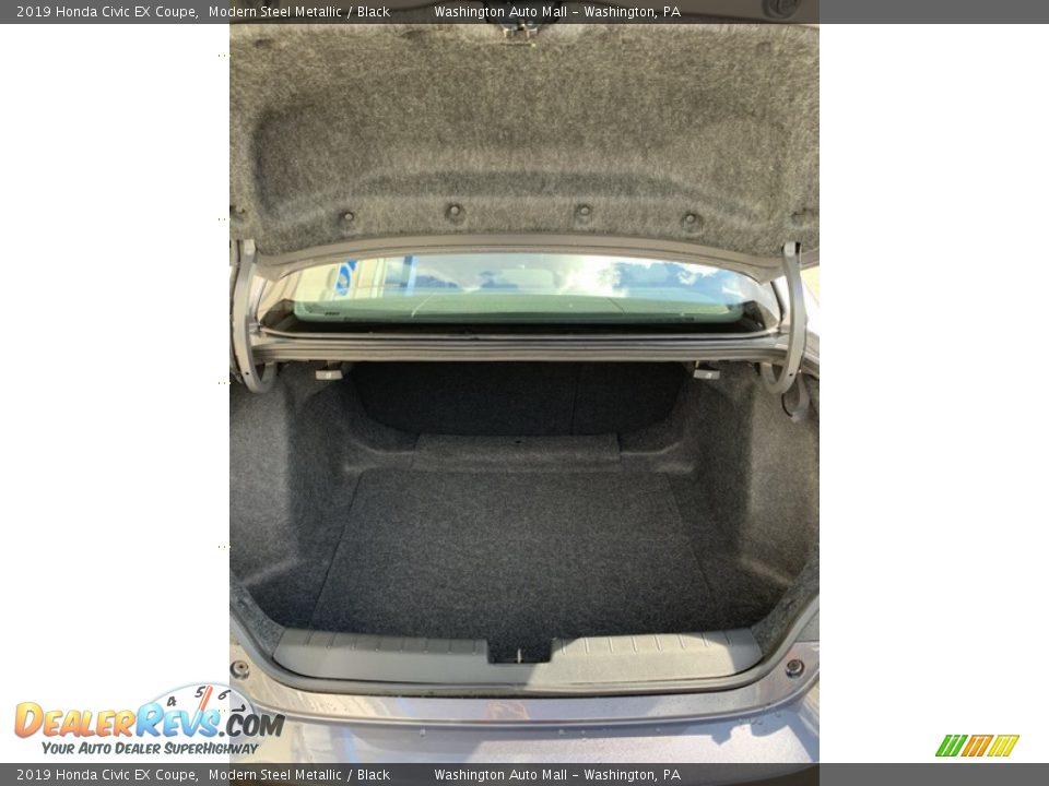 2019 Honda Civic EX Coupe Modern Steel Metallic / Black Photo #17