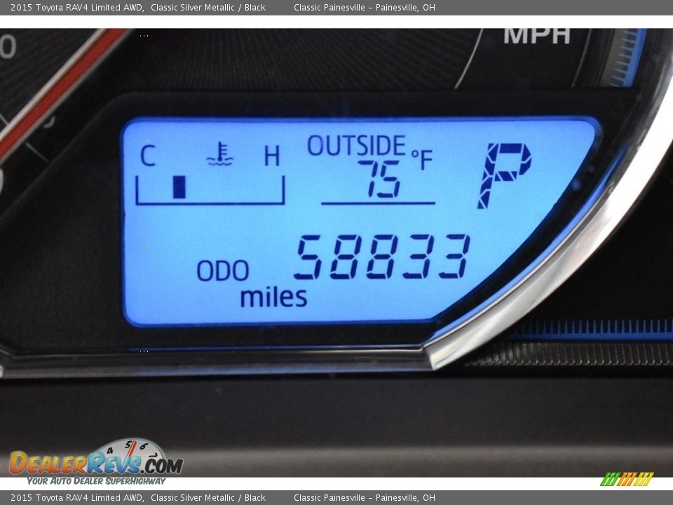 2015 Toyota RAV4 Limited AWD Classic Silver Metallic / Black Photo #16