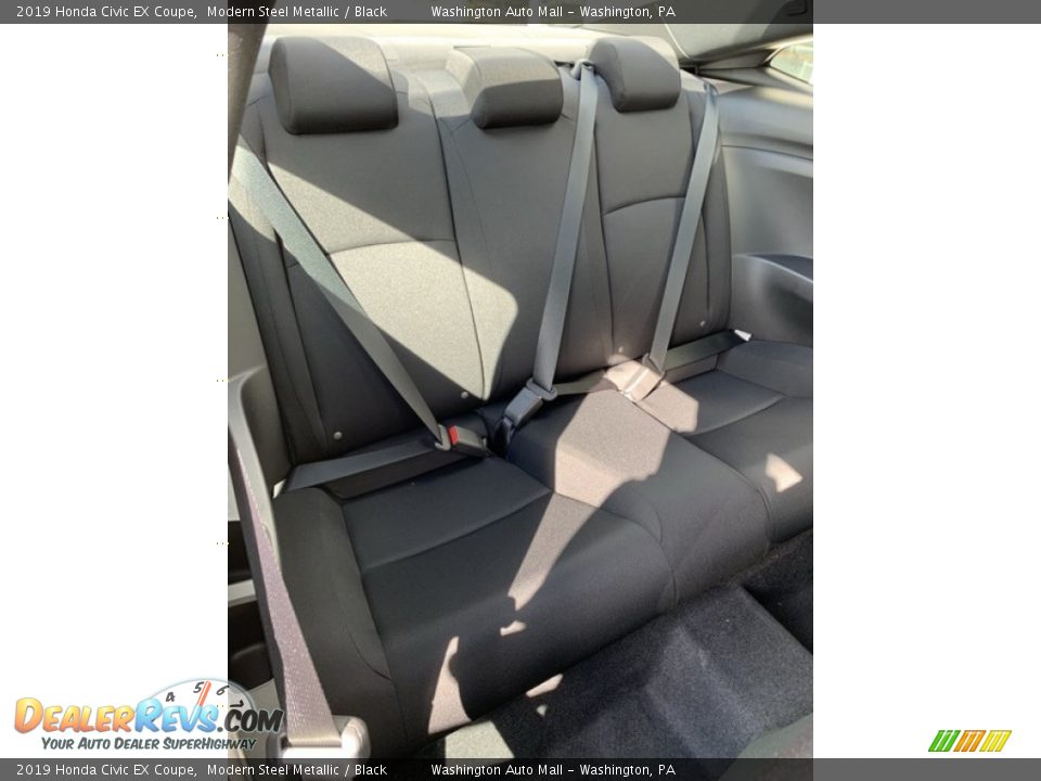 2019 Honda Civic EX Coupe Modern Steel Metallic / Black Photo #21