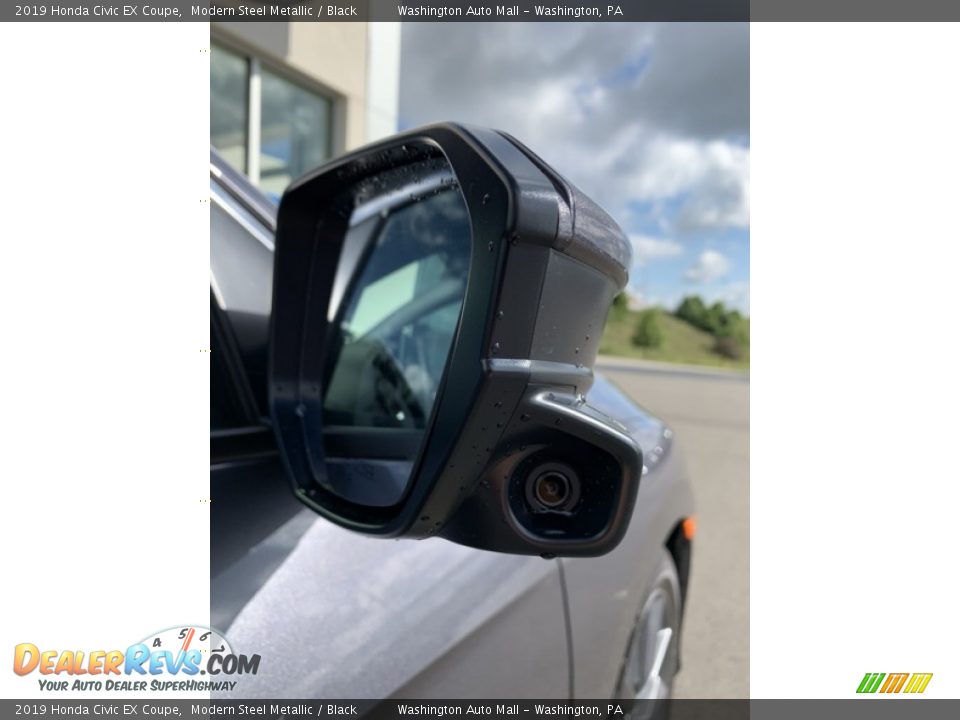 2019 Honda Civic EX Coupe Modern Steel Metallic / Black Photo #23
