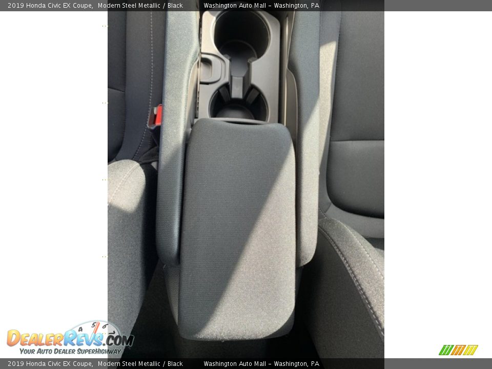 2019 Honda Civic EX Coupe Modern Steel Metallic / Black Photo #29